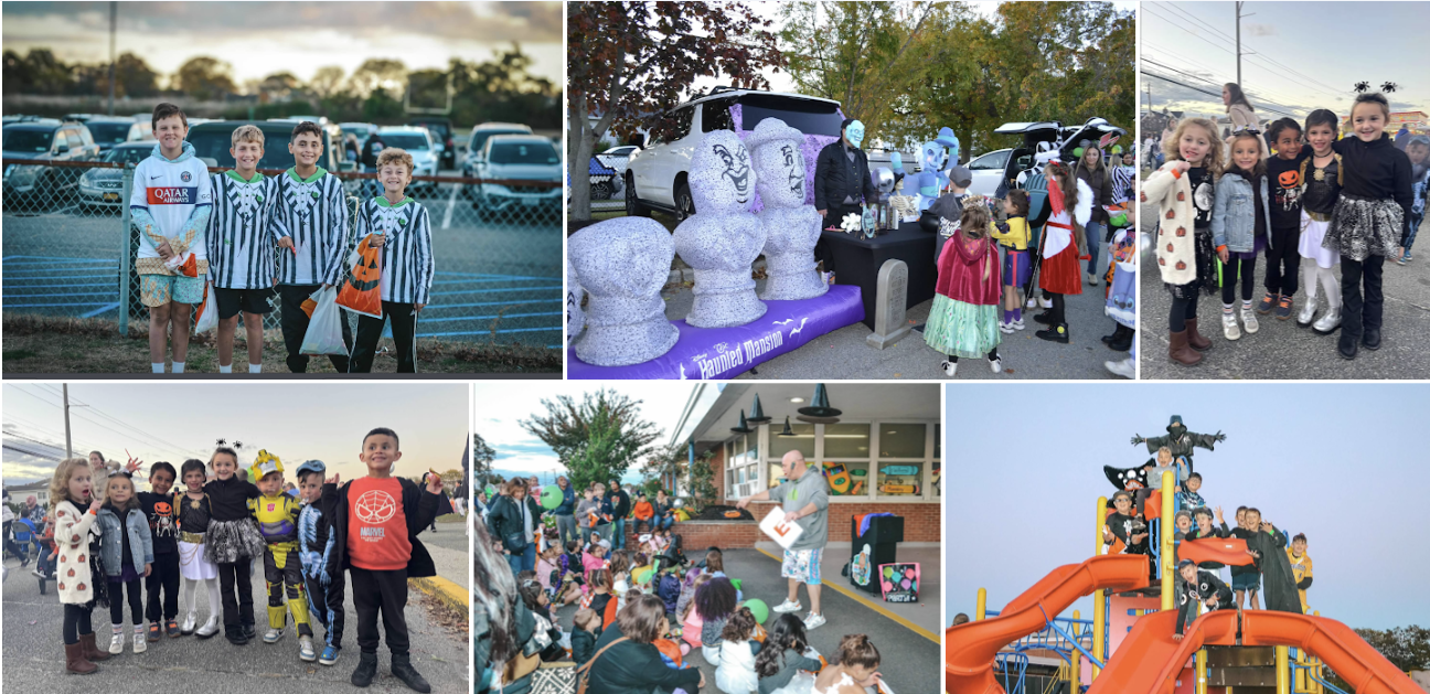 kids in costumes at fall festival